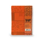 دفتر 80 برگ سیمی طلقی رنگی گل یا پوچ - تصویر 6