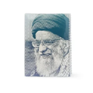 دفتر 50 برگ مجلد رضوان بهشت-طرح شهید امام خامنه ای