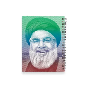 دفترچه یادداشت جیبی۵۰ برگ رضوان بهشت طرح شهید سید حسن نصرالله