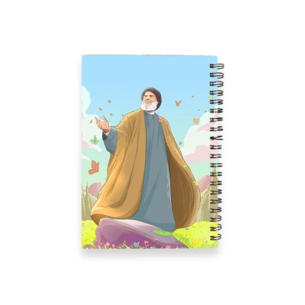 دفترچه یادداشت جیبی قهرمانان بهشت طرح شهید سید حسن نصرالله - تصویر 2